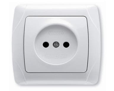 Priza Carmen OPAQUE alb