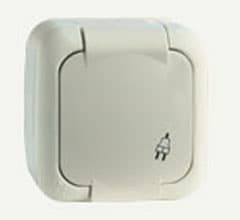 Priza euro PALMIYE crem