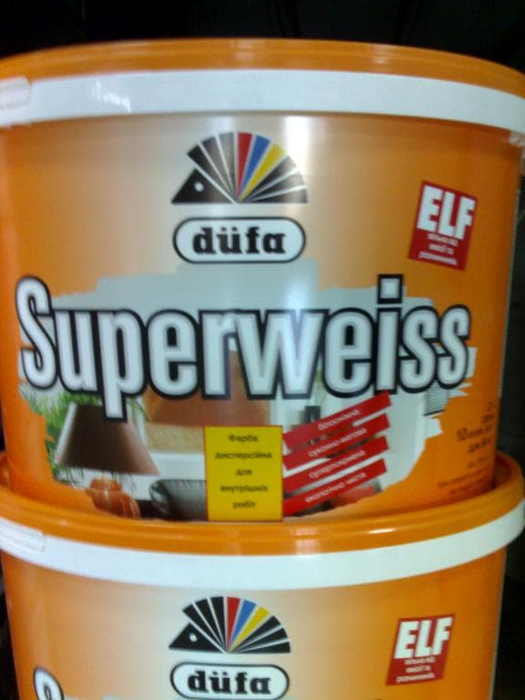 Vopsea Superweiss Dufa D4-10L (UK)