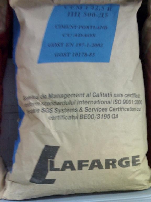 Ciment in saci paletizat M 500