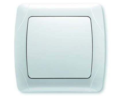 Intrerupator 1kl Carmen OPAQUE alb