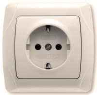 Priza euro Carmen OPAQUE,crem