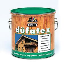 Antiseptic decorativ p/u lemn DUFATEX (palisandru) - 0.75 L