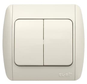 Intrerupator dublu interior Elmos 10A 250V