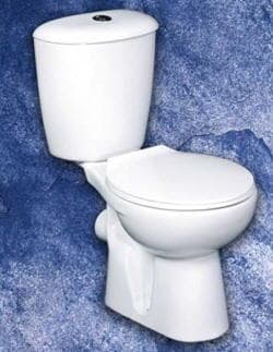 Closet -compact Euro alb