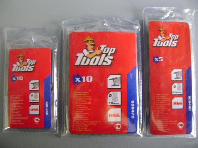 Burghiu p/u metal HSS 8.0 mm 5 buc Topex(cod 60H480)