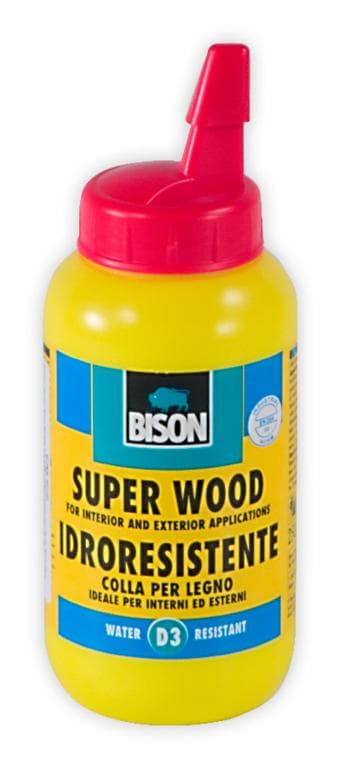 Adeziv PVAC Super Wood D3, lemn 250 g (Bison) 11.23
