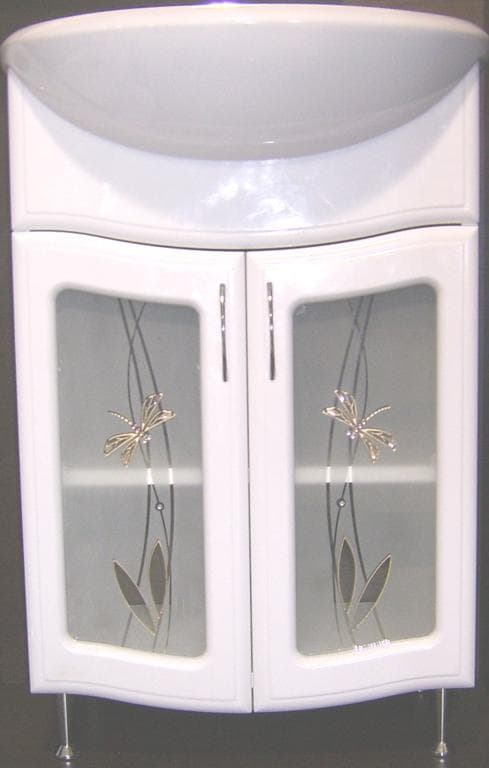 Tumba pentru lavoar T 510 (U 550) Rosa Comfort sticla