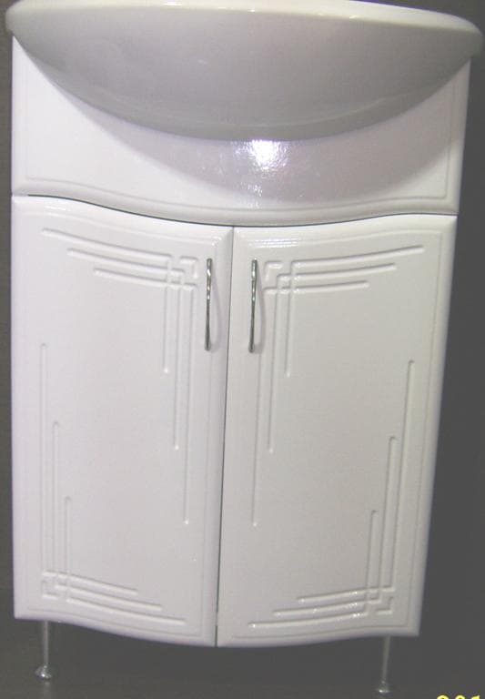 Tumba pentru lavoar T 510 (U 550) Rosa Comfort inchisa