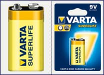Baterii-blister Varta 9 Volt 6 F 22-1buc.