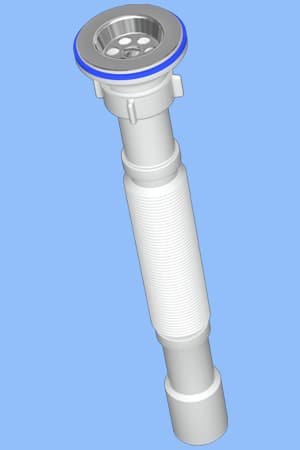 Sifon gofrat 1 1/4"*40/50 G206