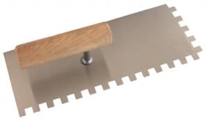 Drisca de inox cu zimti 4x4x4mm 280mm Topex(cod 13A284)