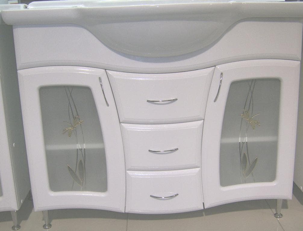 Tumba pentru lavoar T 1000 x (U 1050) Dreia sticla