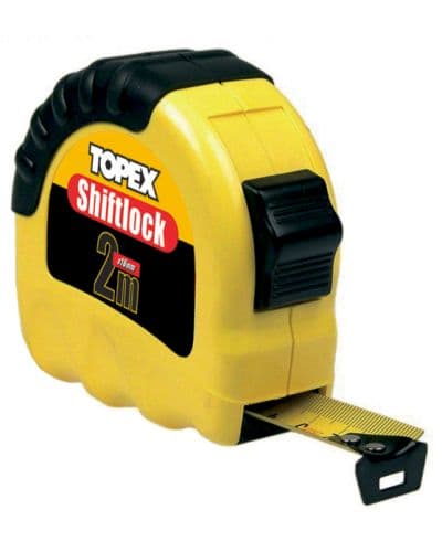 Ruleta cu fix 25mm*8m galben Shiftlock Topex(cod 27C308)