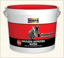 Vopsea ZEBRA fasad 1 L/1.47 kg