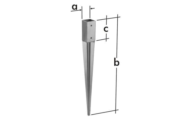 Suport p/u grinzi patrat 101x900x150 PSG 100/900