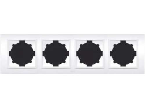 Rama cuadrupla Zena elbi 500 010200 228, alba