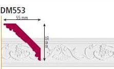 Baghete cu uzor DM553 (2 m) (Amb-26/25 buc)