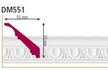 Baghete cu uzor DM551 (2 m) (Amb-22 buc)