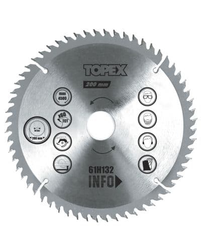 Disc p/u lemn 140x20mm 24 zimti Verto