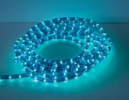 Ghirlanda VITO Diuralait LED 2 linii 100M (albastra)