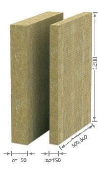 Plita din vata minerala Tehnofas (1m*0.5m) 100 mm (fasad)