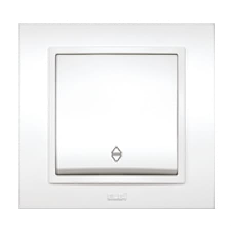 Intrerupator de trecere Zena elbi 500 010200 209, alb