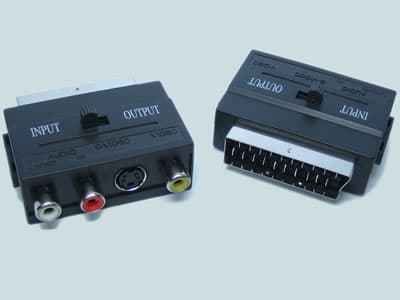 Adaptor "st.SCART-3gnRCA+SVHS" INT-OUT