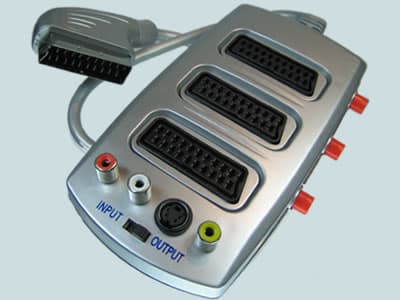 Adaptor "st.SCART--3gn.SCART+3gnRCA+SVHS"