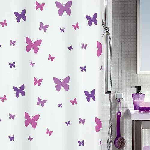Perdea p/u baie Fly, violet